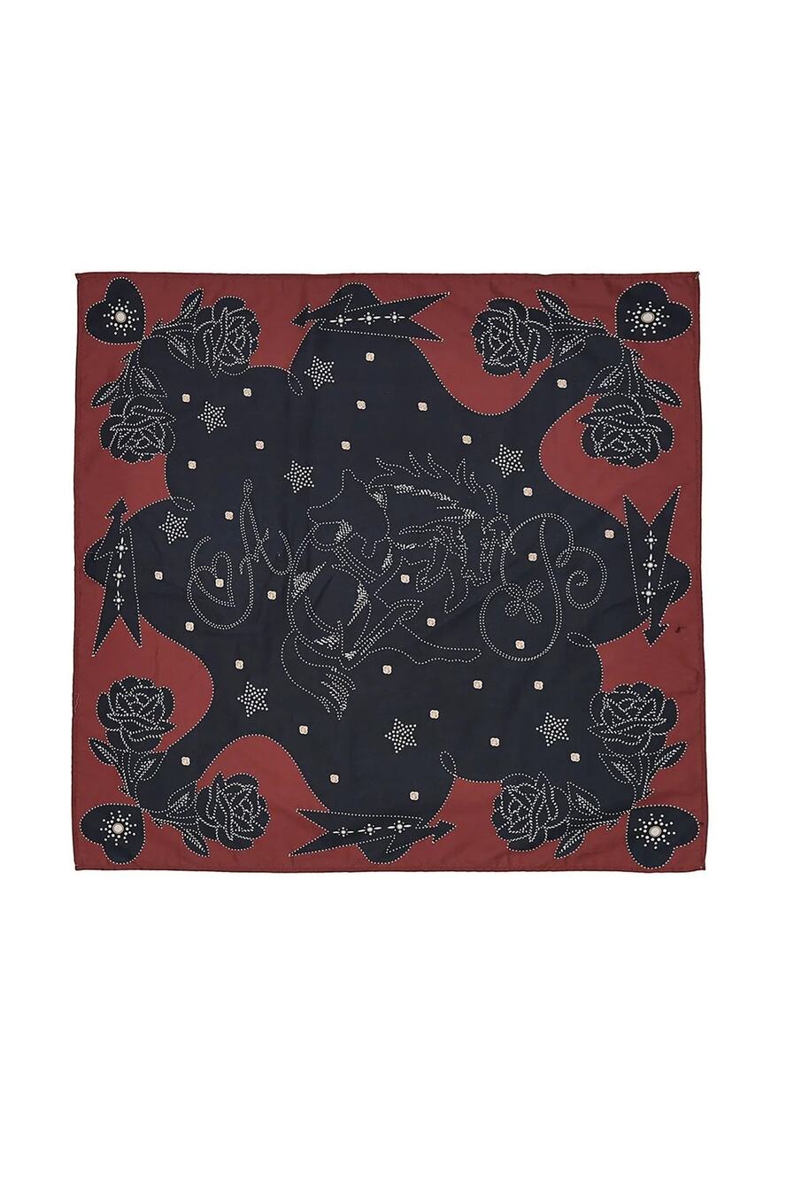 Agua Bendita Lexi Bowly Womens Scarf Accessory 26 x 26 NWT